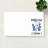 Stand Back - Schattige kattenwetenschapper experim Post-it® Notes (Kantoor)