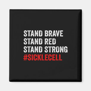 Stand Brave Stand Rood Stand Sterke Anemie Sikkel  Magneet