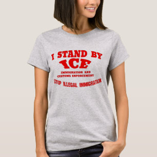Stand-by Ice Stop Shirten voor illegale immigratie T-shirt