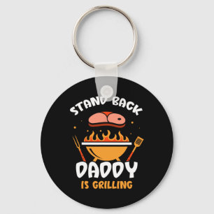 Stand CK Daddy is het grillen van grill vlees barb Sleutelhanger