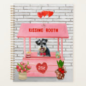 Stand de baisers de chien Schnauzer pour la Saint- (Devant)