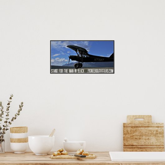 Stand for the Man in Black Poster (Cuisine)