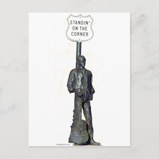 Stand-in op de hoek. in Winslow Arizon Briefkaart (Voorkant)