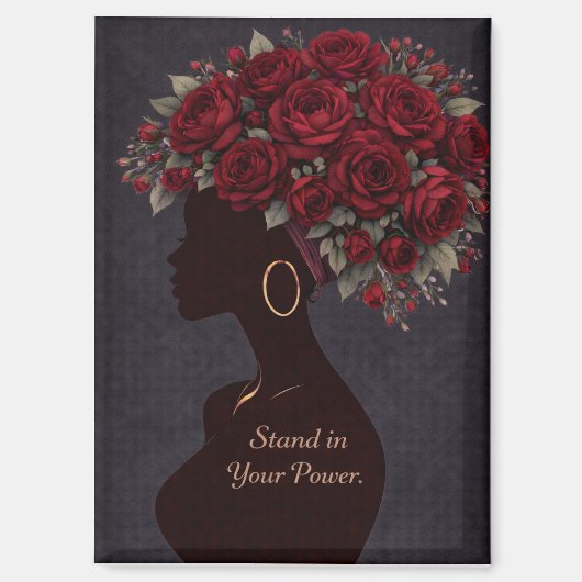 Stand in Your Power Inspirational Magnet  Magneet (Voorkant)