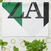 Stand met Gaza Bescherm Palestijnse kinderen Theedoek (Gevouwen)