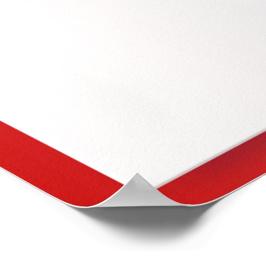 Stand met Israël-bordje Poster (Hoek)