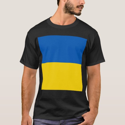 STAND MET OEKRAÏNE! T-SHIRT (Voorkant)