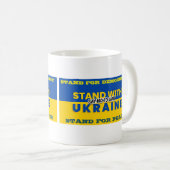 STAND MET OEKRAÏNE - ZEG NEE TEGEN WAR KOFFIEMOK (Voorkant rechts)