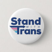 Stand met Trans Ronde Button 5,7 Cm (Voorkant)