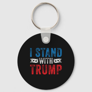 Stand met Trump 2020 verkiezing Donald Maga Republ Sleutelhanger