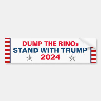 STAND MET TRUMP 2024-BUMPERSTICKER BUMPERSTICKER