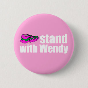 Stand met Wendy Ronde Button 5,7 Cm