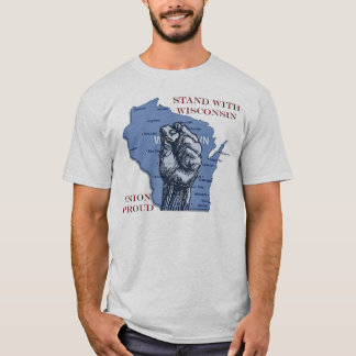 Stand met Wisconsin T-shirt