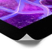 Stand Mixer Funky Abstracte Kunst Groen Roze Poster (Hoek)