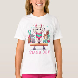 "Stand Out" Llama - T-shirt van Kind