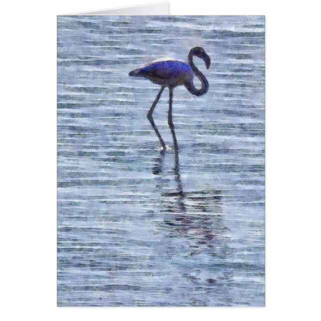 Stand Tall Flamingo Watercolor (Voorkant)