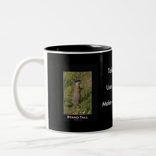 Stand Tall Marmot Mug (Gauche)