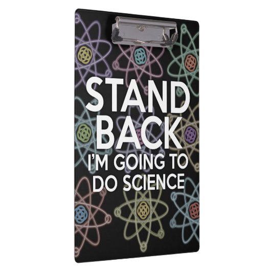 STAND TERUG IK GA WETENSCHAP DOEN KLEMBORD (Rechts)