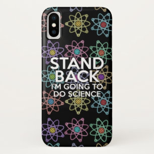 STAND UIT, IK GA WETENSCHAP DOEN iPhone X HOESJE