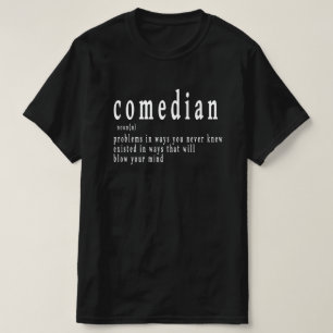 Stand Up Comedian ,collega, beroep, strips, kom T-shirt