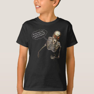 Stand-up Comedian Funny Skeleton T-shirt