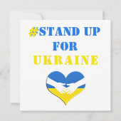 # stand-up Oekraïne - vrijheid - Oekraïense vlag (Achterkant)