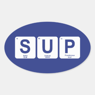 Stand-up Ovale Sticker