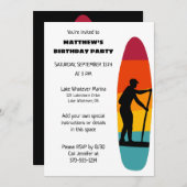 Stand Up Paddle Board SUP Custom Party Kaart (Voorkant / Achterkant)