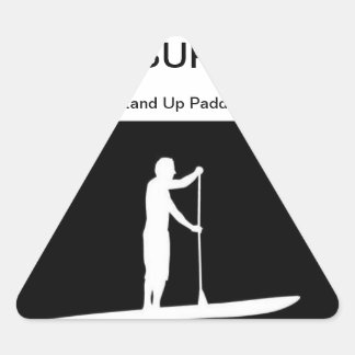 stand up paddle driehoek sticker