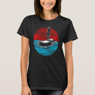Stand Up Paddling Waves Paddleboarder Outdoor Padd T-shirt