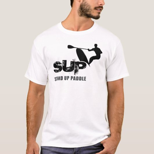 Stand-up peddel SUP T-shirt (Voorkant)