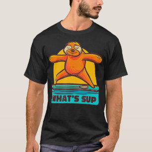 Stand-up peddel Wat is SUP Yoga Sloth T-shirt