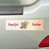 Stand van de Bumpersticker Freedom Balsam Bouquet (Op auto)