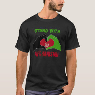 Stand van zaken met Afghaanse vlaggenvrije Afghane T-shirt