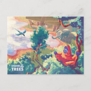 Stand voor Briefkaart bomen