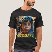 Stand with Humanity T-shirt avec la Palestine (Devant)