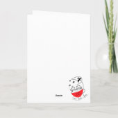 Standaard 12,7 x 17,8 cm gevouwen vakantiekaart feestdagen kaart (Achterkant)