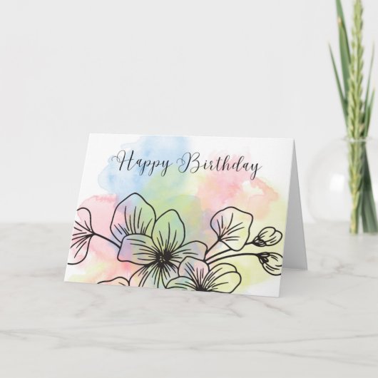 Standaard, 12,7 x 17,8 cm gevouwen Wenskaart Kaart (Voorkant)