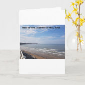 Standaard, 12,7 x 17,8 cm gevouwen Wenskaart Kaart (Gele Bloem)