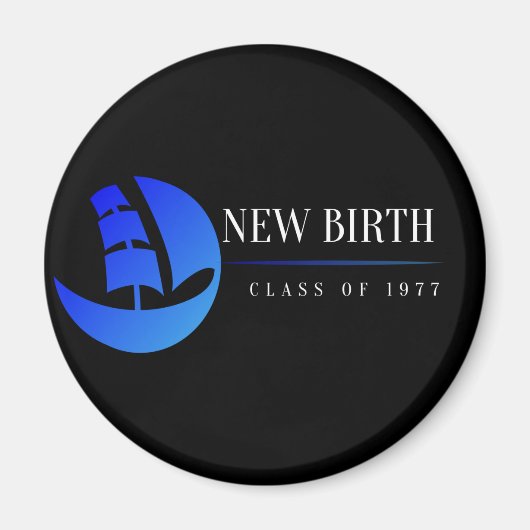 Standaard, 2¼-inch cirkelmagneet magneet (Voorkant)