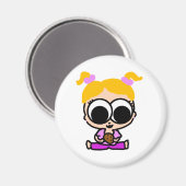 Standaard, 2¼-inch cirkelmagneet magneet (Voorkant / Achterkant)