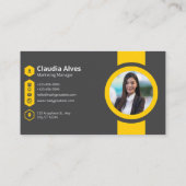 Standaard 3,5 x 2,0-inch Visitekaartje (Achterkant)