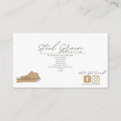 Standaard 3,5 x 2,0-inch Visitekaartje (Achterkant)