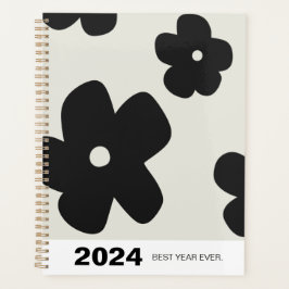 Standaard (8,5 x 11 inch), hard Hoesje, zwarte spi Planner