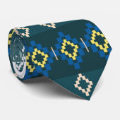 Standaard Amerikaans Design Blue Stropdas (Opgerold)