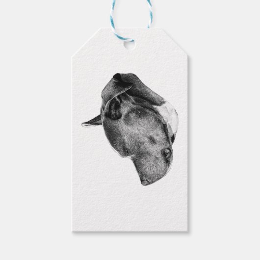 standaard blik finish cadeaulabel (Voorkant)