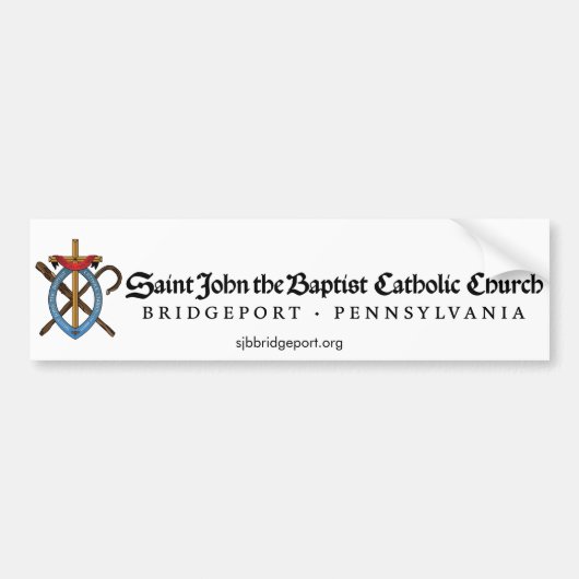 Standaard bumpersticker (Voorkant)