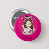 Standaard Button Roze (Voorkant /achterkant)