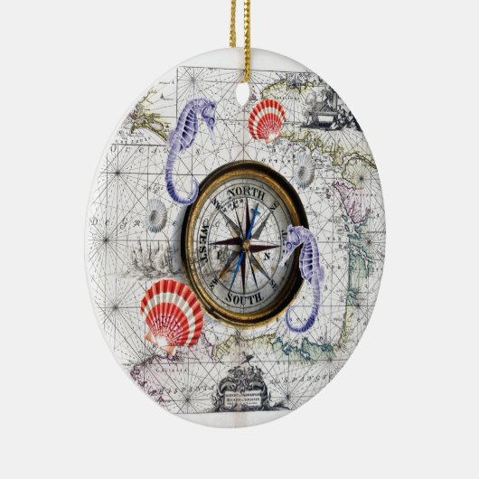  standaard compass keramisch ornament (Rechts)