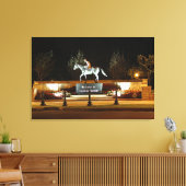 Standaard Dancer Horse Statue Saratoga Canvas afdr Afdruk (Insitu (Woonkamer))